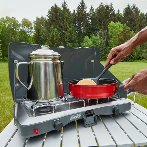Coleman - Triton 2-Burner Propane Camping Stove