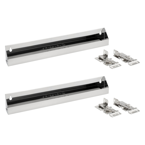 Rev-A-Shelf 19" Front Tip-Out Sink Kitchen Tray Organizer, 6541-19-52, 2 Pack