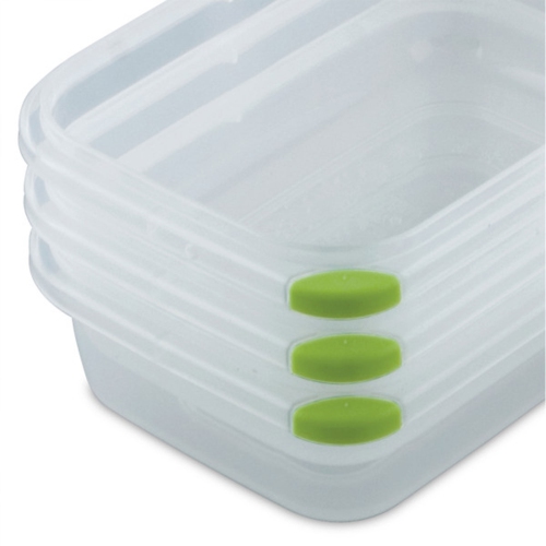 Sterilite 4.5 Cup Rectangle Ultra-Seal Food Storage Container, Green