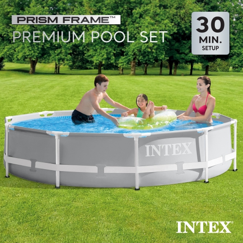 Piscine hors terre de 10 pi x 30 po avec pompe à filtre de 330 gal/h d'Intex