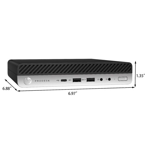 HP ProDesk 600 G3 Mini Business Desktop - Intel Core i5-6500T, 16GB Memory, 512GB SSD, Win 11 Pro + Wi-Fi by HP - Refurbished condition - Image 4