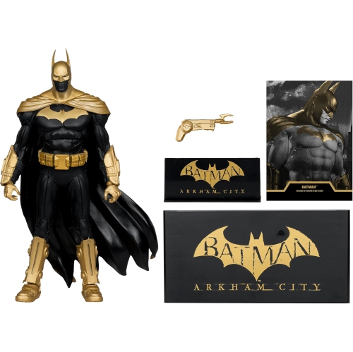 DC Multiverse Arkham City 7 Inch Action Figure Exclusive - Batman Knightmare Edition Gold Label