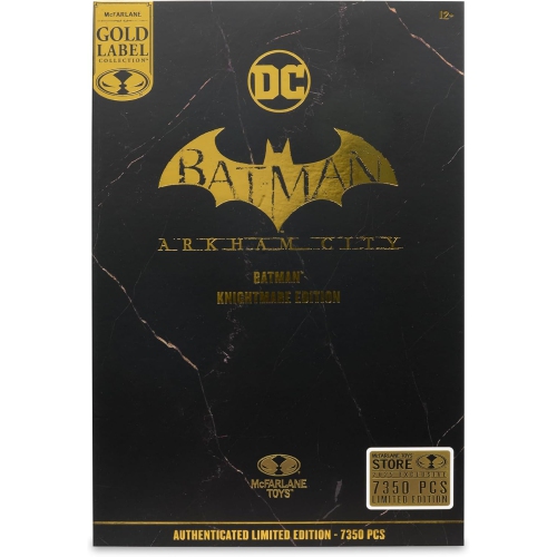 DC Multiverse Arkham City 7 Inch Action Figure Exclusive - Batman Knightmare Edition Gold Label