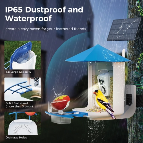 Perchme Sf-bf-ac01 Smart Bird Feeder With Camera