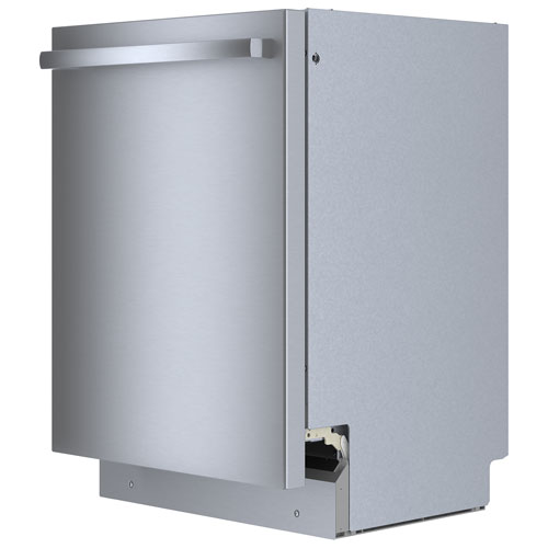 Lave-vaisselle encastrable 24 po 42dB avec cuve en inox et troisième panier série 800 de Bosch - Inox