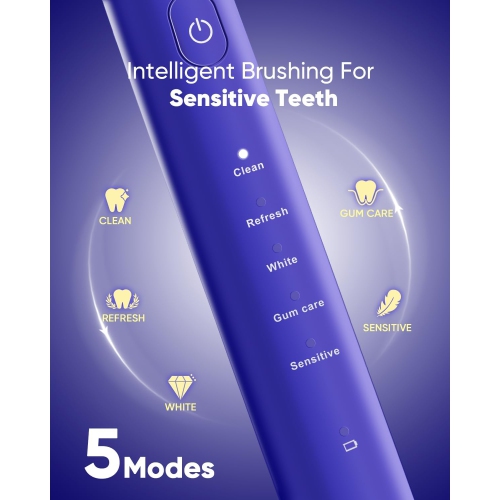 Essential Sonic Toothbrush + Purple Toothpaste Bundle