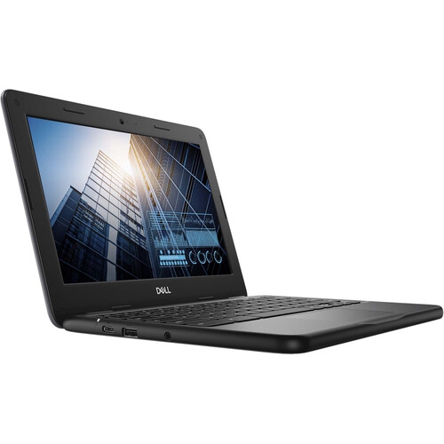 DELL  3100 11.6" HD Celeron N4000 4GB 32GB Intel Uhd Graphics 600 Chrome Os Refurbished Fair In Black