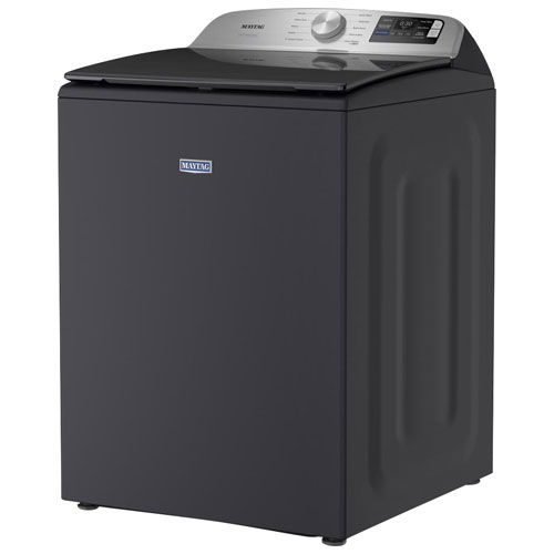 Laveuse à chargement par le haut haute efficacité de 6 pi³ de Maytag - Acier minuit