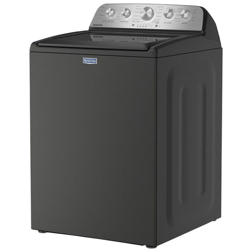 Laveuse à chargement par le haut haute efficacité 5,4 pi³ de Maytag - Noir volcan