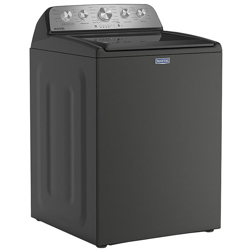 Laveuse à chargement par le haut haute efficacité 5,4 pi³ de Maytag - Noir volcan
