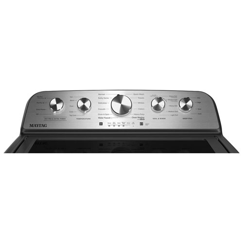 Laveuse à chargement par le haut haute efficacité 5,4 pi³ de Maytag - Noir volcan