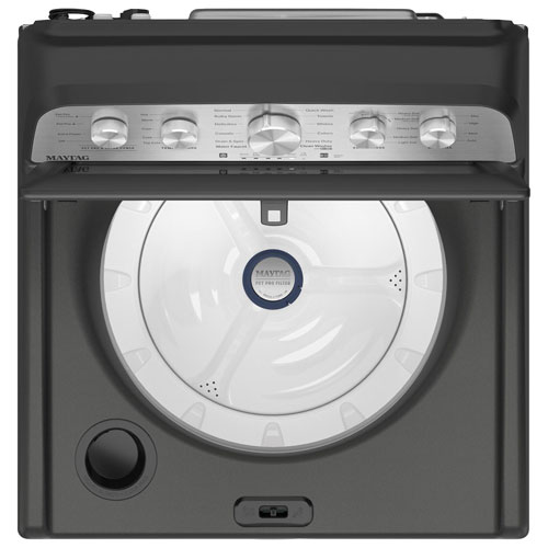 Laveuse à chargement par le haut haute efficacité 5,5 pi³ de Maytag - Noir volcan