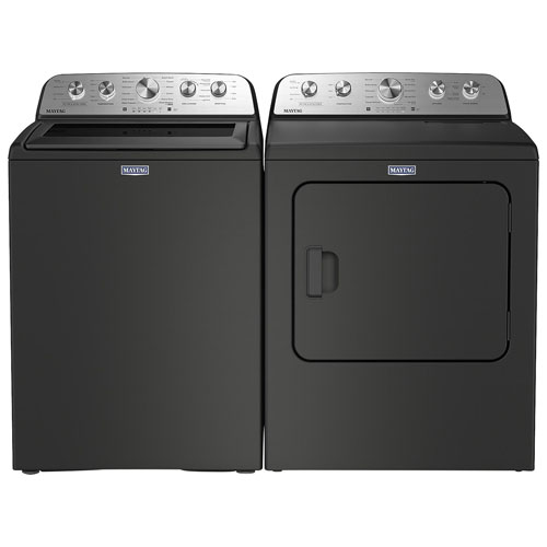 Laveuse à chargement par le haut haute efficacité 5,5 pi³ de Maytag - Noir volcan