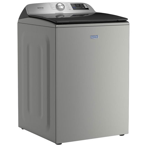 Laveuse à chargement par le haut haute efficacité de 6 pi³ de Maytag - Argent classique