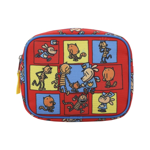 Dog Man Character Squares 4-Piece Youth Travel Set Carry on luggage