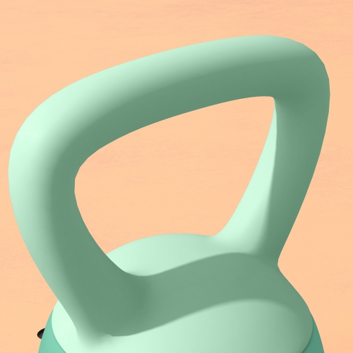 Haltère russe souple 22 lb de Soozier, poids rempli de sable avec poignée, poids massif pour entraînement du corps et de la force, équipement