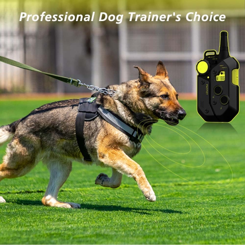 PATPET Dog Training collar, 3000 ft Range 16 Training Levels Dog Shock Collar with Remote Control(15-150lbs) Waterproof 100% Safe E Collar for Large