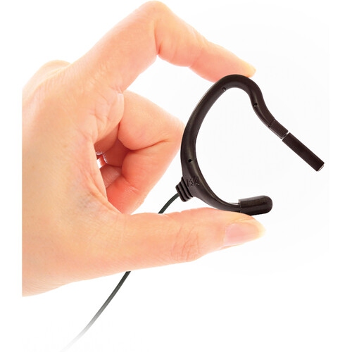 Point Source Audio Embrace Omnidirectional On-ear Lavalier Microphone For 2.4 GHz Wireless High Sensitivity, Black