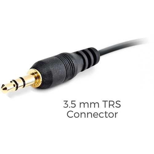 Point Source Audio Embrace Omnidirectional On-ear Lavalier Microphone For 2.4 GHz Wireless High Sensitivity, Black