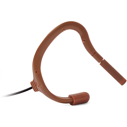 Point Source Audio Embrace Omnidirectional On-ear Lavalier Microphone For 2.4 GHz Wireless High Sensitivity, Brown