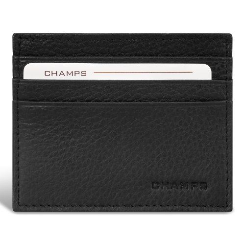 Classic Leather Cardholder-Black