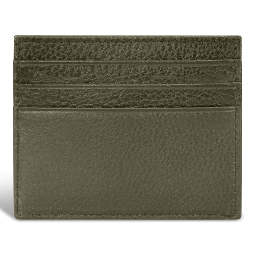 Classic Leather Cardholder-Khaki