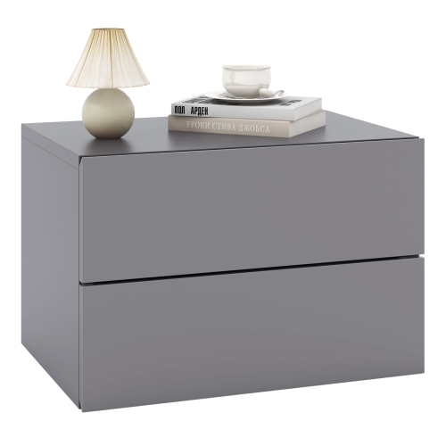 Floating Nightstand with Drawer – Modern Wall Bedside Shelf for Small Spaces