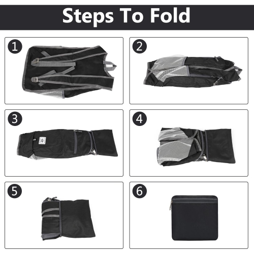 15L Lightweight Hiking Backpack, Foldable Small Travel Backpack, Packable Camping Backpack, Unisex, Suitable for Cycling and Sports