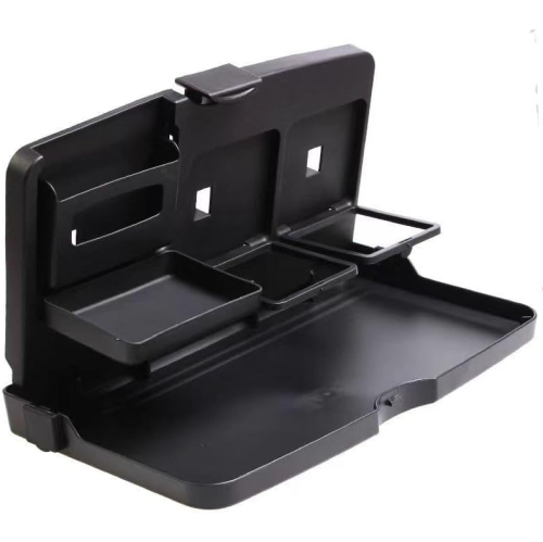 Car back seat small table, car dining table storage box foldable multifunctional car dining table with cup holder car seat accessories