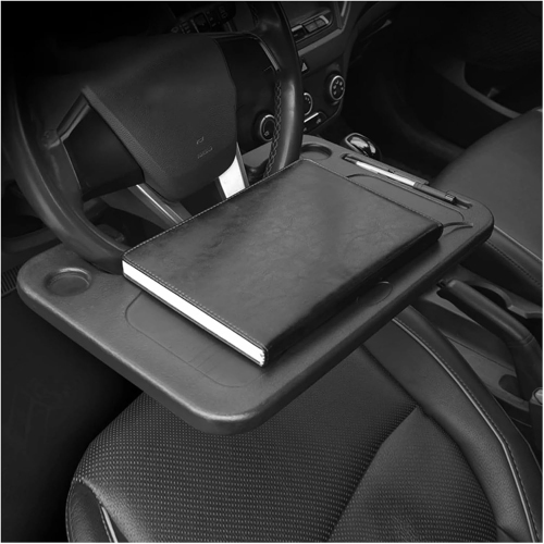 Steering wheel tray Car dining table Food work car Beverage coffee supplies tray Laptop table Cup holder Car supplies