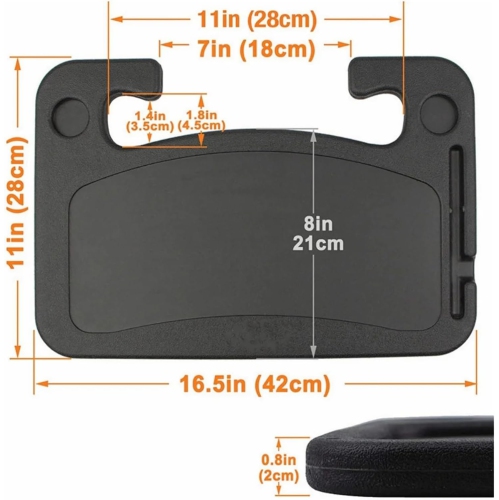 Steering wheel tray Car dining table Food work car Beverage coffee supplies tray Laptop table Cup holder Car supplies
