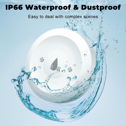 Zigbee Wireless Water Leak Detector,Smart WiFi Water Leak Sensor,APP Remote Control Water Leak Detector Alarm System for Kitchen Bathroom Basement