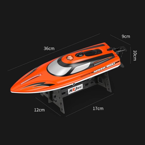 Bateau télécommandé, jouet électrique pour enfants, lumière étanche et anti-retournement, hors-bord à vitesse élevée de 2,4 G 25&nbsp;km/H, adapté