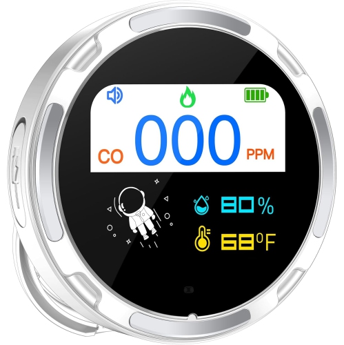 Travel Carbon Monoxide Detector, IP67 Waterproof CO Detector, High Precision 3 in 1 Carbon Monoxide Alarm, for Indoor, Outdoor, RV Travel, and