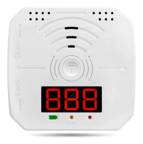 Carbon Monoxide Detector with LED Digital Display and Loud Alarm, CO Alarm is Accurate and Easy to Read for Home Use 1 pack