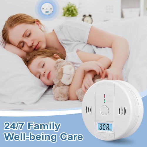 Carbon Monoxide detectors,co Detector,Carbon Monoxide Alarm,Battery Operated Carbon Monoxide Detector,for Home,Travel rv Carbon Monoxide Detector 2