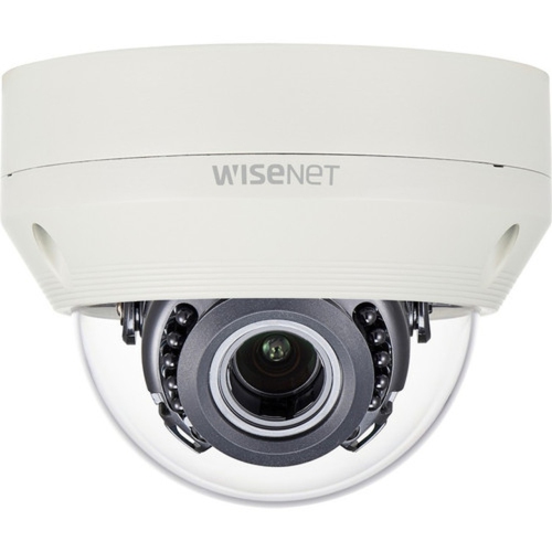 WISENET  HD+ Hcv-6070R 2Mp HD Outdoor Ir Vandal Dome Security Camera In Ivory