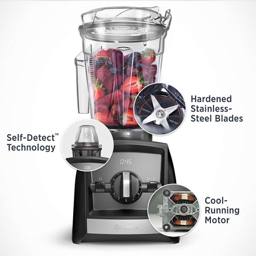 Refurbished Excellent - VITAMIX Ascent A2300 Black Blender - 1500W