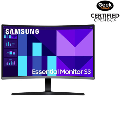 Open Box - Samsung 27" FHD 100Hz 4ms GTG Curved VA LED FreeSync Gaming Monitor - Black - Only at Best Buy