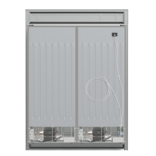 Forno Fortezza 60 Inch Convertible Refrigerator/Freezer with Trim Kit, Stainless Steel, Total No Frost, with Automatic Ice Maker