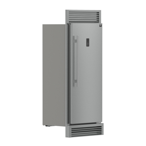 Forno Fortezza – Réfrigérateur/congélateur convertible pivotant à droite de 32 po avec grille de garniture, acier inoxydable, sans givre total