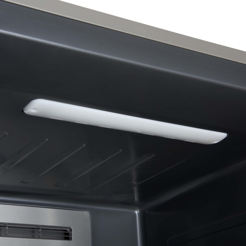 Forno Fortezza – Réfrigérateur/congélateur convertible pivotant à droite de 32 po avec grille de garniture, acier inoxydable, sans givre total