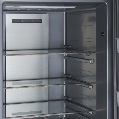 Forno Fortezza – Réfrigérateur/congélateur convertible pivotant à droite de 32 po avec grille de garniture, acier inoxydable, sans givre total