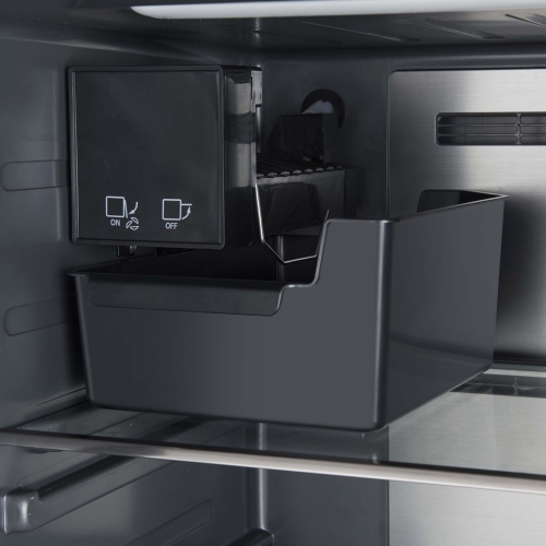 Forno Fortezza – Congélateur de 32&nbsp;po pivotant à gauche avec grille de finition, acier inoxydable, avec machine à glaçons automatique