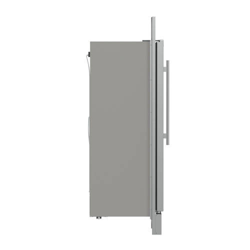 Forno Fortezza – Congélateur de 32&nbsp;po pivotant à gauche avec grille de finition, acier inoxydable, avec machine à glaçons automatique