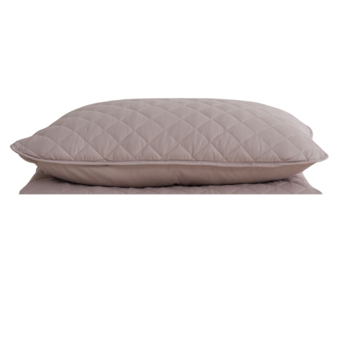 Ocean Fine Bedding Quilted Sham; Queen, 300 TC, Soft, Breathable and Eco-Conscious, Beige