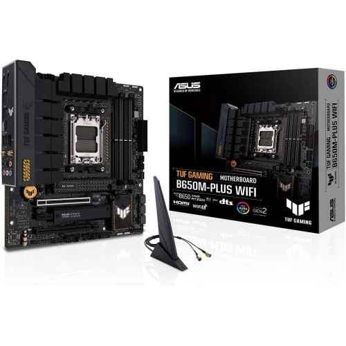 ASUS TUF Gaming B650M-PLUS WiFi Socket AM5 Ryzen 7000 mATX Gaming Motherboard