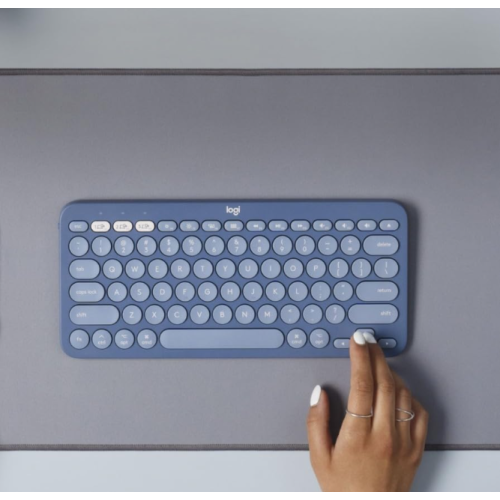 Logitech K380 Multi-Device Bluetooth Wireless Keyboard – Blueberry