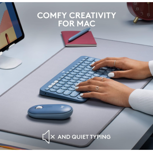 Logitech K380 Multi-Device Bluetooth Wireless Keyboard – Blueberry