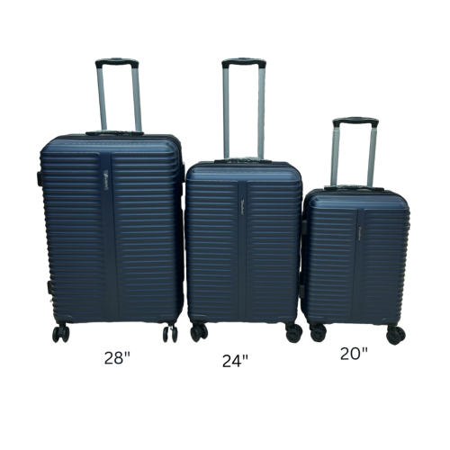 3PCS Luggage Bag 20"/24"/28" Assorted Colours